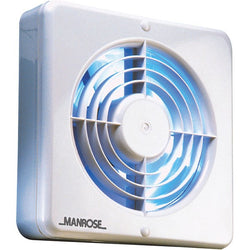 Manrose 150mm (6inch.) Axial Extractor Fan with Timer & Pullcord - XF150BTP - Return Unit