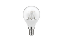 Integral 3.4W LED SES/E14 Golf Ball Warm White 240° Clear - ILGOLFE14NC008