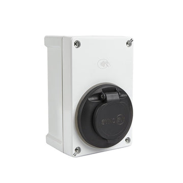 SyncEV Domestic Compact Car Charger 7.4kw with Wi-Fi and GSM White - EVCP-7KW-S-1PH32AGSM-WHITE