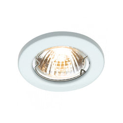 Robus RIDA 50W IP20 GU10 Pressed Steel Downlight White - R201PS-01