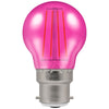 Crompton LED Filament Harlequin Round BC B22 4W - Pink