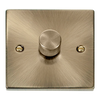 Click Scolmore Deco 1 Gang 400W-VA 2 Way Resistive-Inductive Dimmer Switch - VPAB140