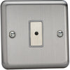 Varilight 1-Gang V-Pro Eclique2 Touch Control Slave Dimmer Brushed Chrome - JSES001