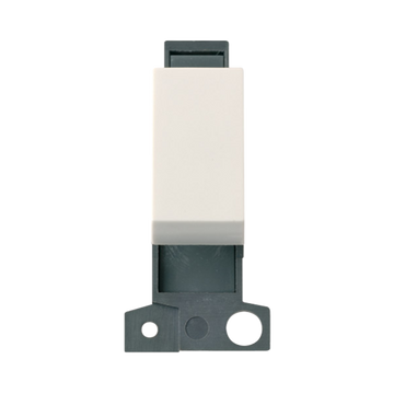 Click Scolmore MiniGrid 10A 3 Position Retractive Switch White - MD075PW