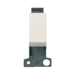 Click Scolmore MiniGrid 10A 3 Position Retractive Switch White - MD075PW