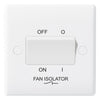 BG Nexus White 1 Gang 2 Way Rocker Switch 10A - 815