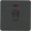 MLA Knightsbridge Screwless 20A 1G DP Switch With Neon Anthracite - SF8341NAT