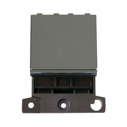 Click Scolmore MiniGrid 250V 32A Double-Pole Switch Module Black Nickel - MD032BN