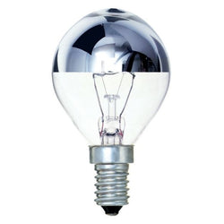 Bell 40w Halogen E14/SES Crown Silver GLS Bulb Very Warm White - BL03015