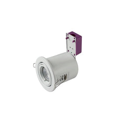Robus Starling 50W Mains Voltage Die Cast Fire Rated Downlight, Ip20, 106MM, White, Dimmable, Directional - RSF208-01