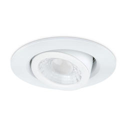 JCC V50 Pro 6W Tilt IP65 LED Downlight White, Colour Adjustable - JC1026/WH