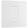 BG Evolve Pearl White 200W Single Touch Dimmer Switch 2-Way Secondary - PCDCLTDS1W