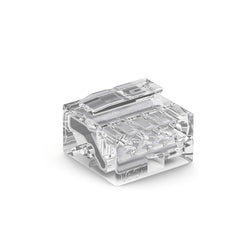 Wago Micro Push Wire Connector 4-Conductor Terminal Block Transparent - 243-144