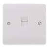 Click Scolmore Mode 1 Gang CAT-5E Switch Polar White - CMA131