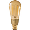 Megaman 3W LED Gold Filament BC B22 Squirrel Cage Very Warm White Dimmable - 146482