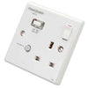 Greenbrook PowerBreaker RCD Single Switch Socket White Pas - K21-WP