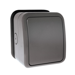 Click Scolmore Aquip Weatherproof IP66 1 Gang 20A Switch - OA20021AG