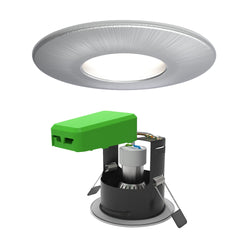 4Lite WiZ Connected SMART LED IP20 Fire Rated Downlight Satin Chrome WiFi & BLE - 4L1/2215