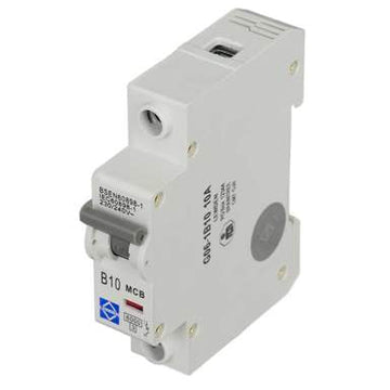 Lewden 10A Single Pole 6kA B Curve MCB - G06-1B10