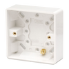 Click Scolmore Mode 1 Gang 25mm Pattress Box Polar White - CMA081
