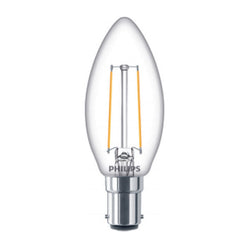Philips 2W LEDCandle B15 SBC Candle Very Warm White - 76688000