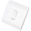 Click Scolmore Mode 10A 1 Gang 1 Way Light Switch Polar White - CMA010