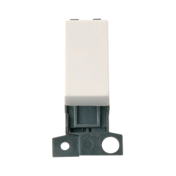 Click Scolmore MiniGrid 10A 2 Way Switch Module White - MD002PW