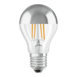 Osram Parathom 7W LED Globe Bulb ES/E27 with Mirrored Crown Very Warm White - 287365