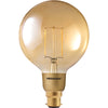 Megaman 3W LED Gold Filament BC B22 Globe Very Warm White Dimmable - 146394