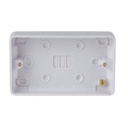 Schneider Lisse 2 gang 25mm surface pattress - GGBL9225