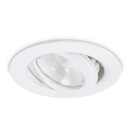 JCC Nebula High Output Tilt LED Downlight IP65 8W dimmable 3000K 770Lm - JC95401