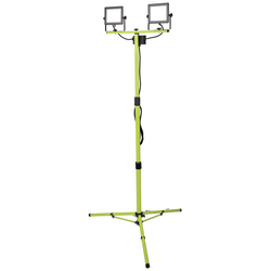 Luceco Eco Tripod  Black Twin 5000Lm 2X50W 5000K - Uk Plug - EFLDTT50B50