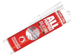 Evo-Stik 112889 All Purpose Flex Silicone Sealant Brown C20 - EVOAPFSSB