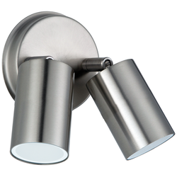 Luceco 8W Integrated LED Outdoor Adjustable Twin Down Light - Stainless Steel - LEXDSS5T30