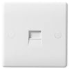 BG Nexus White 1 Gang Telephone Socket - 8BTM/1