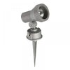 Robus 50W GU10 Garden Spike with Adjustable Tapered Head - Satin Silver - R5082T-15