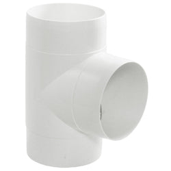 100mm 4 Round T Piece Connector - 44920