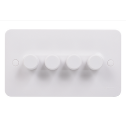 Schneider LWM 4G 2W Universal 250W/VA Dimmer Switch White - GGBL6042CS