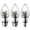 Kosnic 4W KTC LED ES/E27 Candle Warm White - KTC04CND/E27-SLV-N30