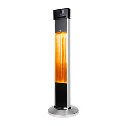 Devola Master 2kW Freestanding Patio Heater with Remote Control -  DVXSPH20FSB - Return Unit