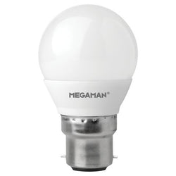 Megaman 3.5W LED BC/B22 Golf Ball Warm White 360° 250lm Dimmable - 145544