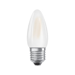 Osram 4W Parathom Frosted LED Candle Bulb ES/E27 Very Warm White - 114265-437265