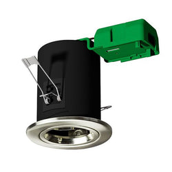 JCC Fixed IP20 50W GU10 Twist & Lock Downlight Brushed Nickel - JC94113BN