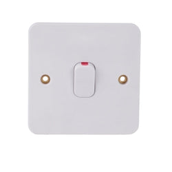 Schneider LWM 1G 20AX Double Pole Switch White - GGBL2010