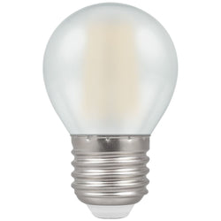 Crompton LED Round Filament Dimmable Pearl 5W 2700K ES-E27 - CROM7277