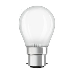 Ledvance 4.8W Dimmable Frosted Filament Golf B22, Very Warm White - 067617