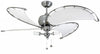 Fantasia Spinnaker Combi 40inch. Ceiling Fan w/Pull Cord with Light - Stainless Steel - 114819
