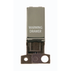 Click Scolmore MiniGrid 13A Double-Pole Ingot Warming Drawer Switch Black Nickel - MD018BN-WDR