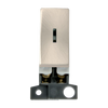 Click Scolmore MiniGrid 10A 2 Way Ingot Key Switch Satin Chrome - MD003SC