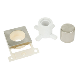 Click Scolmore MiniGrid Dimmer Module Mounting Kit Satin Chrome - MD150SC